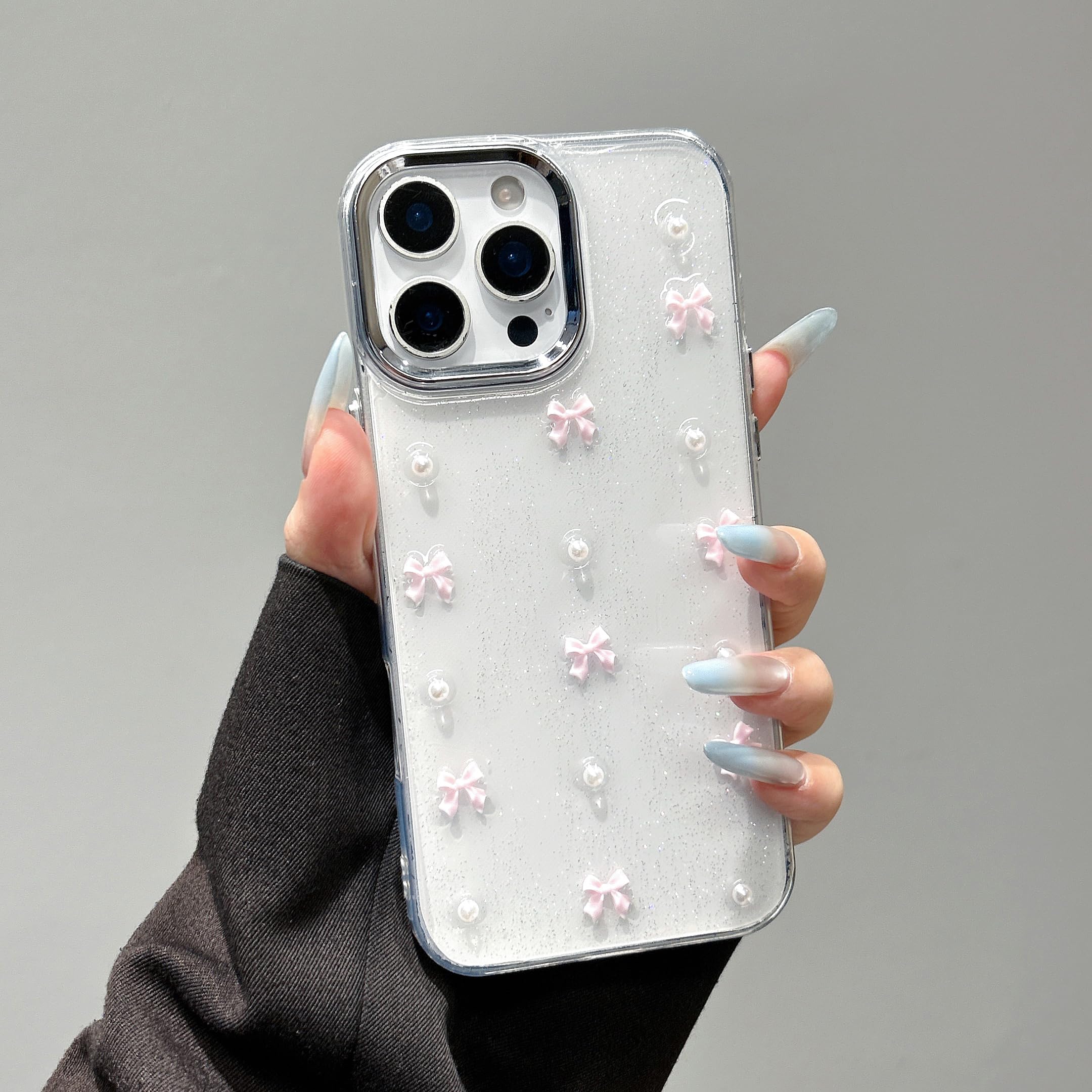 Amazon.co.jp: QLTYPRI iPhone 13 Pro 用 ケース クリア ピンク ミニ